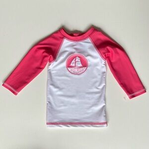 Petit Bateau Girls UV-Proof UPF 50+ Rashguard - Size 18M